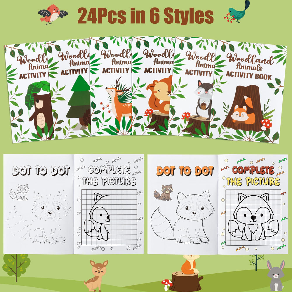 Dvbonike mini games with woodland animals offer interactive play