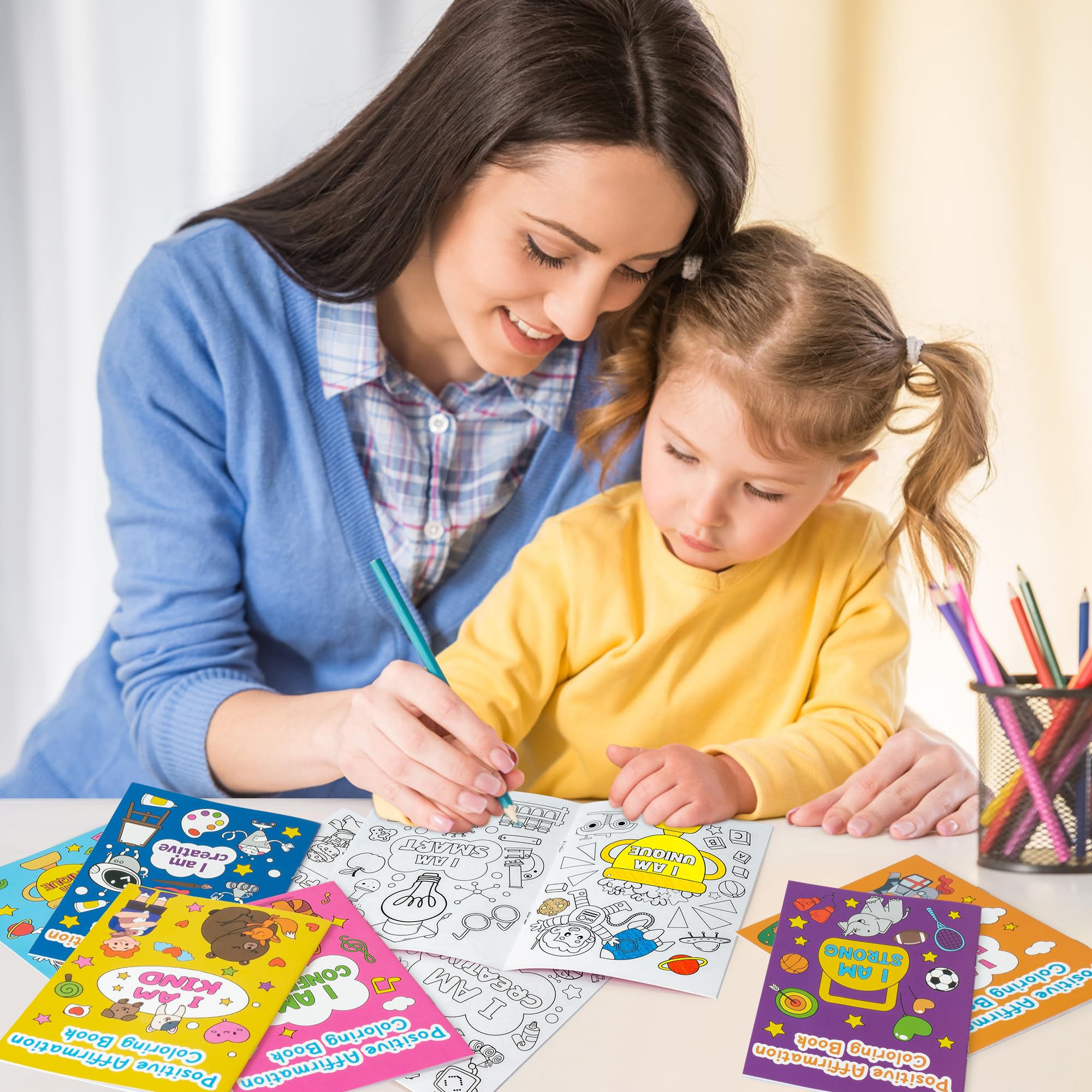 Dvbonike non-toxic paper with double-sided printing ensures safe, mess-free coloring.