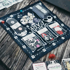 DVC Games Scream Park costumes and effects cards add thematic detail and atmosphere.