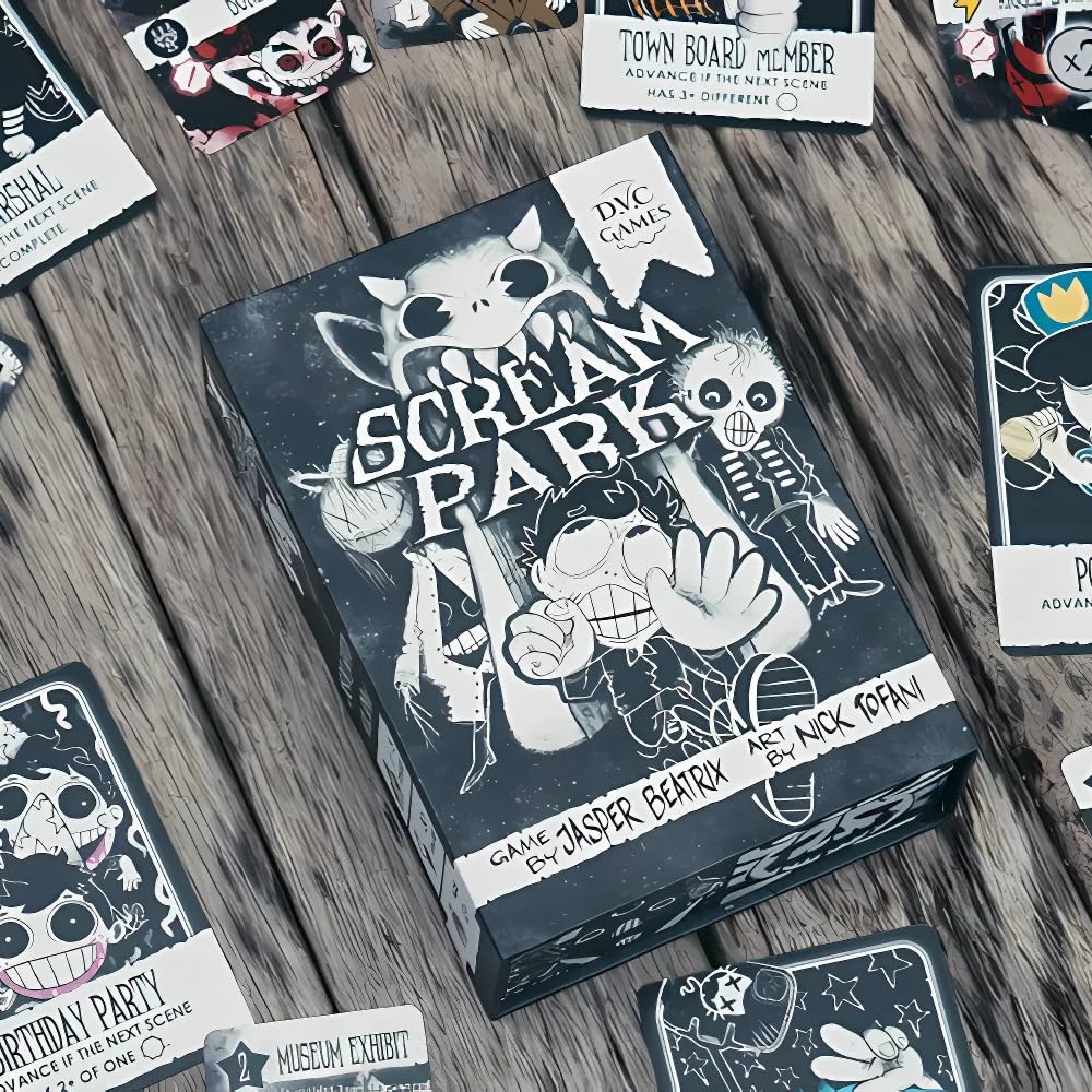 DVC Games Scream Park layout shows merged rooms creating a tighter haunted experience.