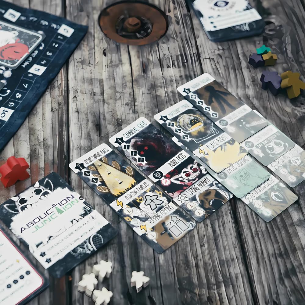 DVC Games Scream Park table setup presents a ready-to-play scene.