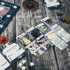 DVC Games Scream Park table setup presents a ready-to-play scene.