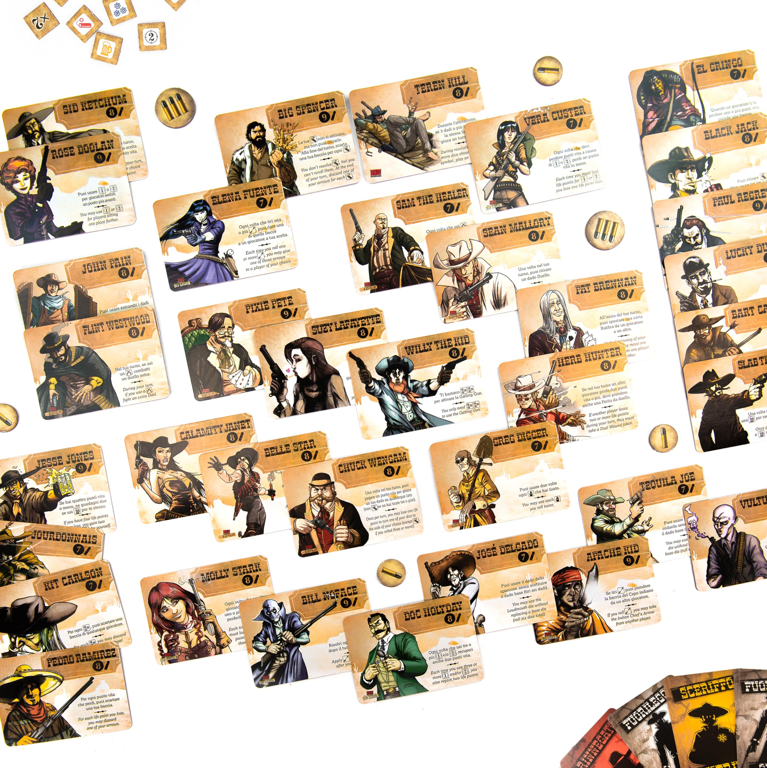 Bang Dice Explosion character cards add new dynamics.