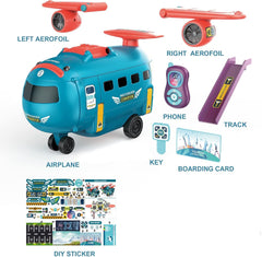 Dwi Dowellin Airplane Car Toy card swipe boarding feature