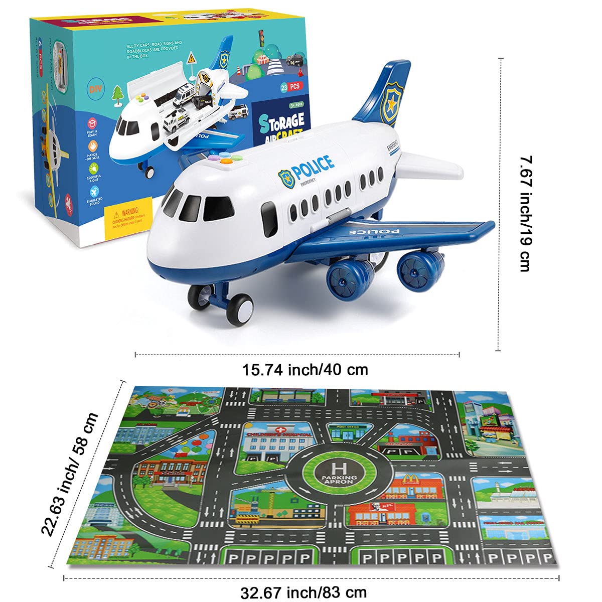 Dwi Dowellin carrier plane supports coordinated role-play with vehicles