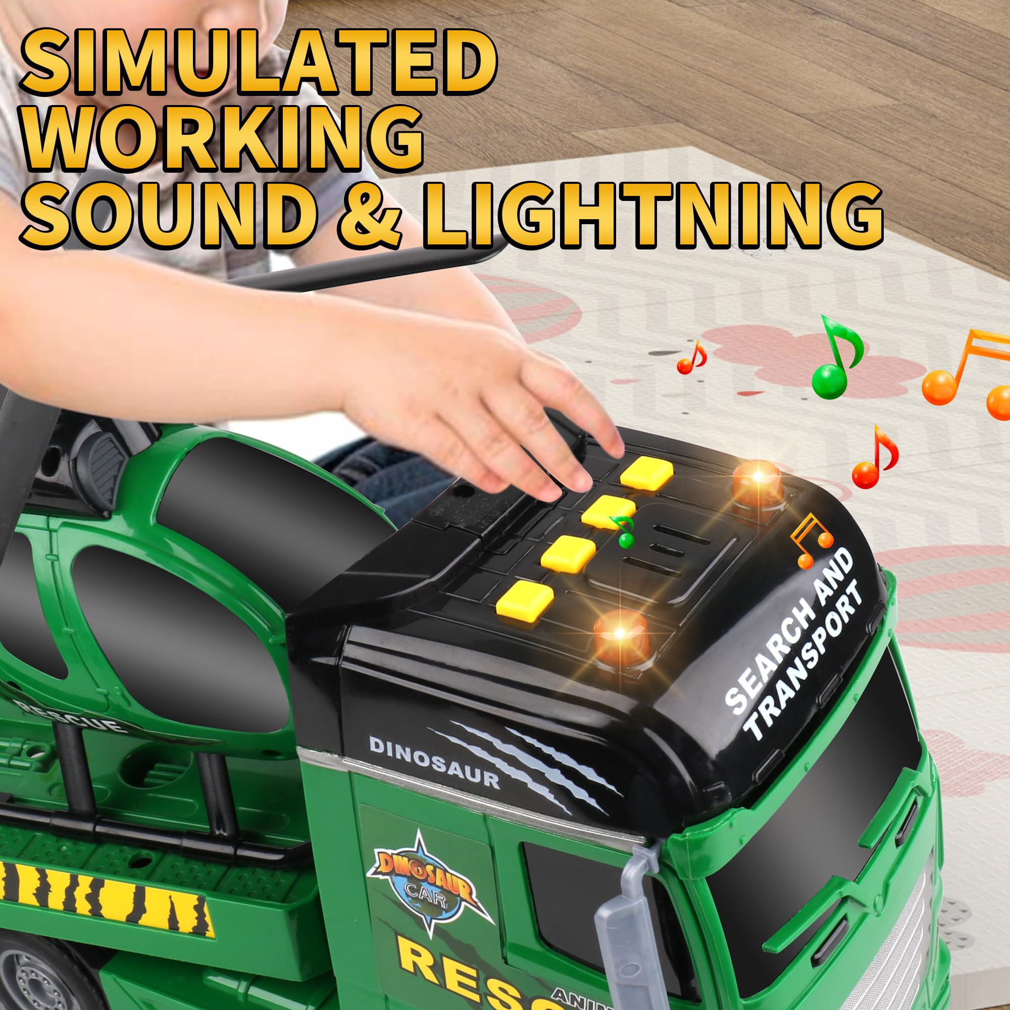 Dwi Dowellin Carrier Truck has smooth 360-degree edges for safe little hands