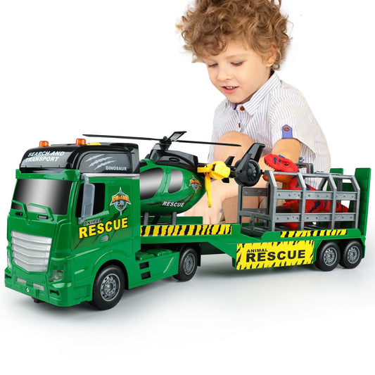 Dwi Dowellin Carrier Truck toy with 25.6 inch design for imaginative play