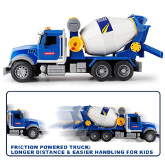 Dwi Dowellin cement mixer with lights and sounds, batteries included.
