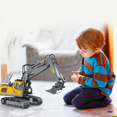 Dwi Dowellin excavator designed for outdoor sand and dirt play.