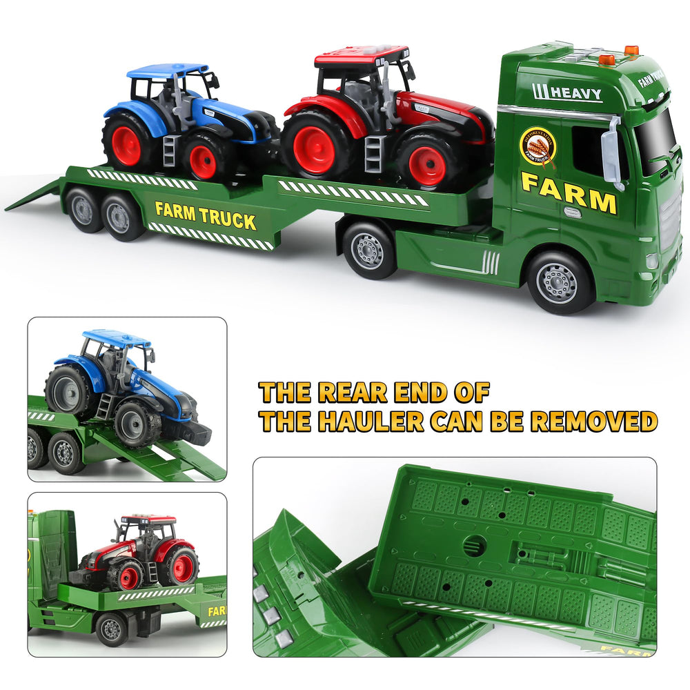 Dwi Dowellin farm vehicles set featuring tractors for realistic farm roleplay.