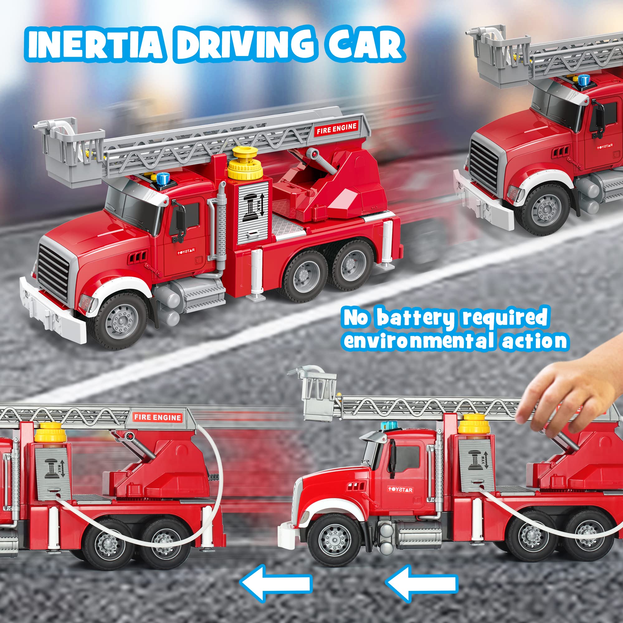 Dwi Dowellin fire truck ladder extends for dynamic rescue scenarios.
