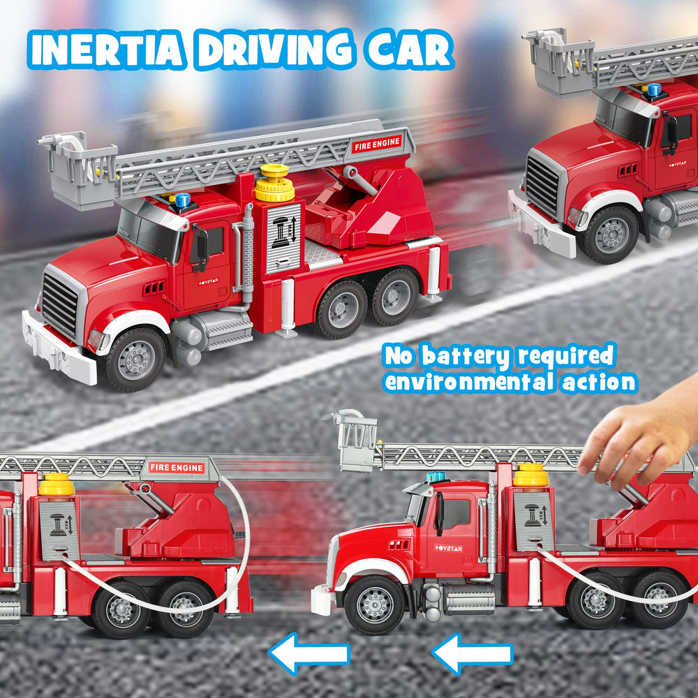Dwi Dowellin fire truck ladder extends for dynamic rescue scenarios.