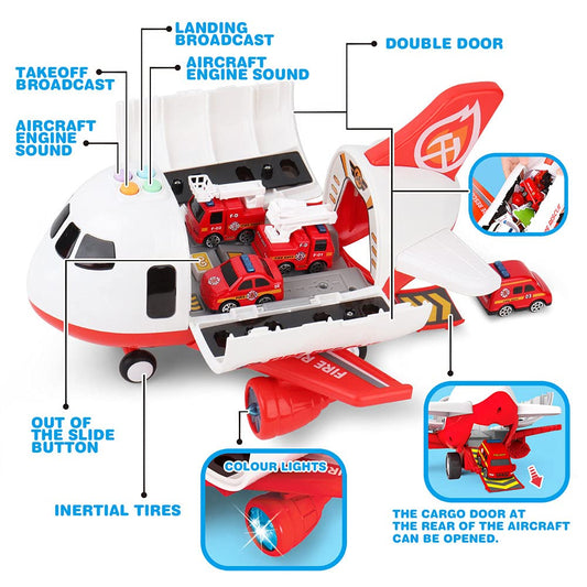 Dwi Dowellin fire truck set engages kids in action-packed pretend rescue scenarios