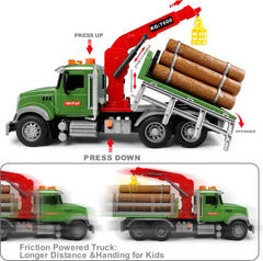 Dwi Dowellin friction-powered truck in motion for hands-on fun