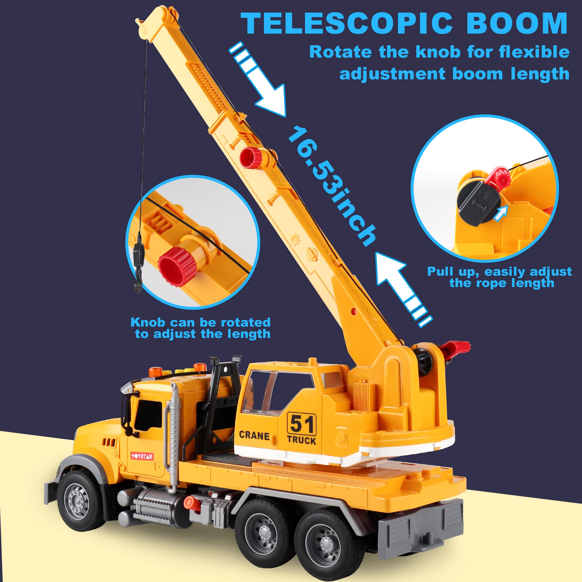 Dwi Dowellin handwheel control enables precise lifting during pretend work.