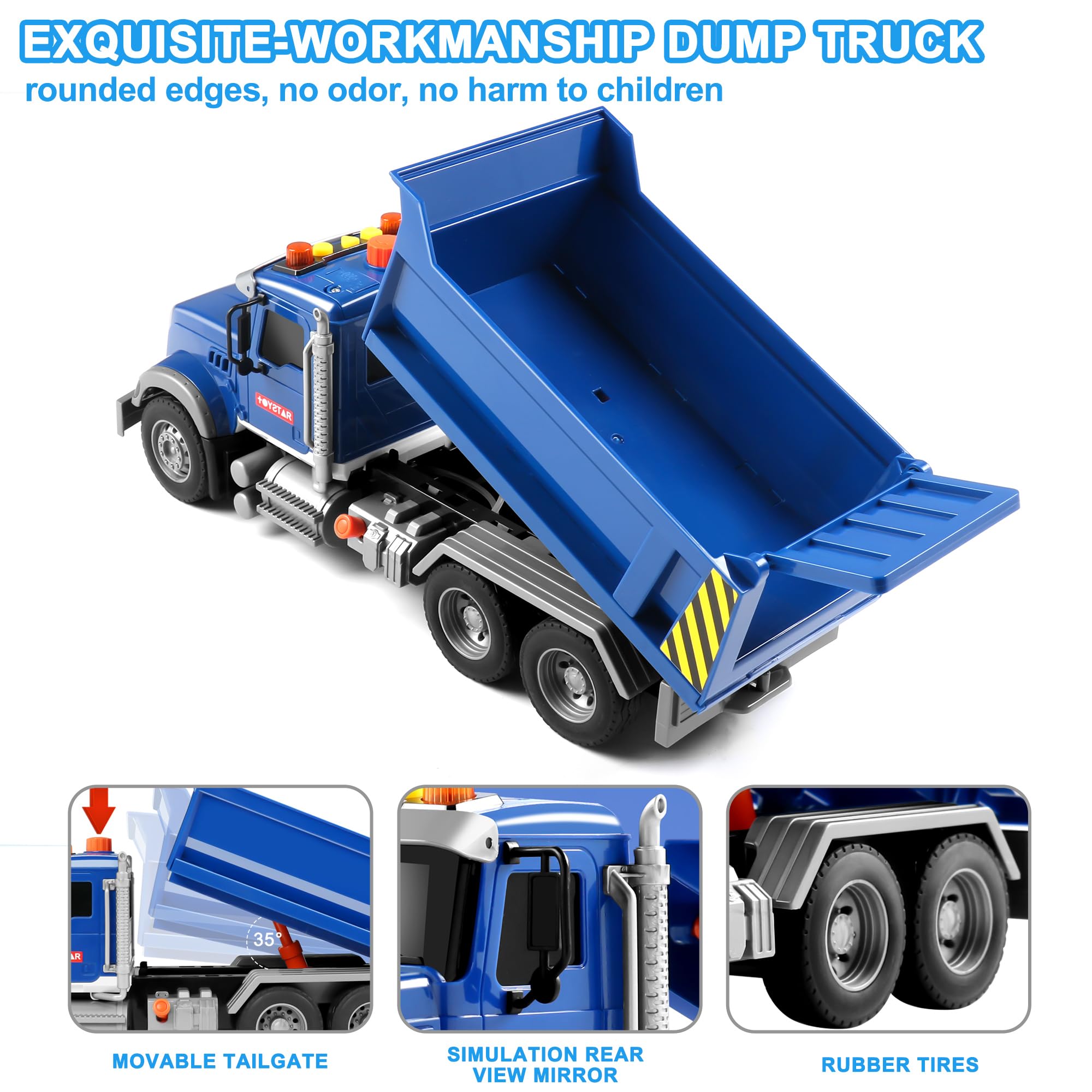 Dwi Dowellin large dump truck body designed for easy grip