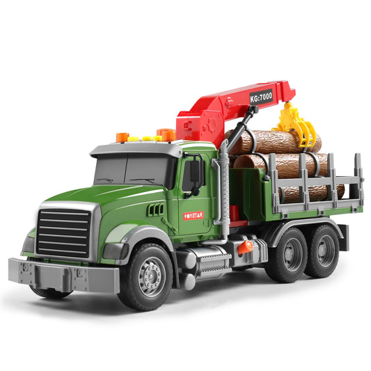 Dwi Dowellin timber truck crane extended for active play