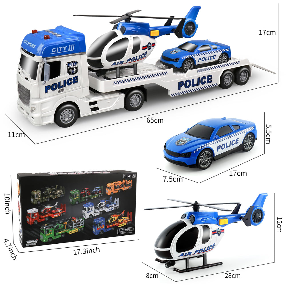 Dwi Dowellin 25-inch semi-truck supports versatile pretend scenarios