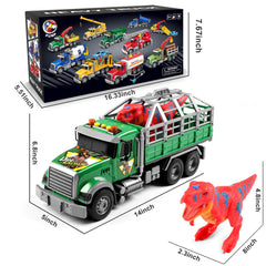 Dwi Dowellin toy truck with dinosaur supports imaginative play