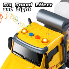 DWIRCTOYS construction vehicle with push-and-go action for active play.