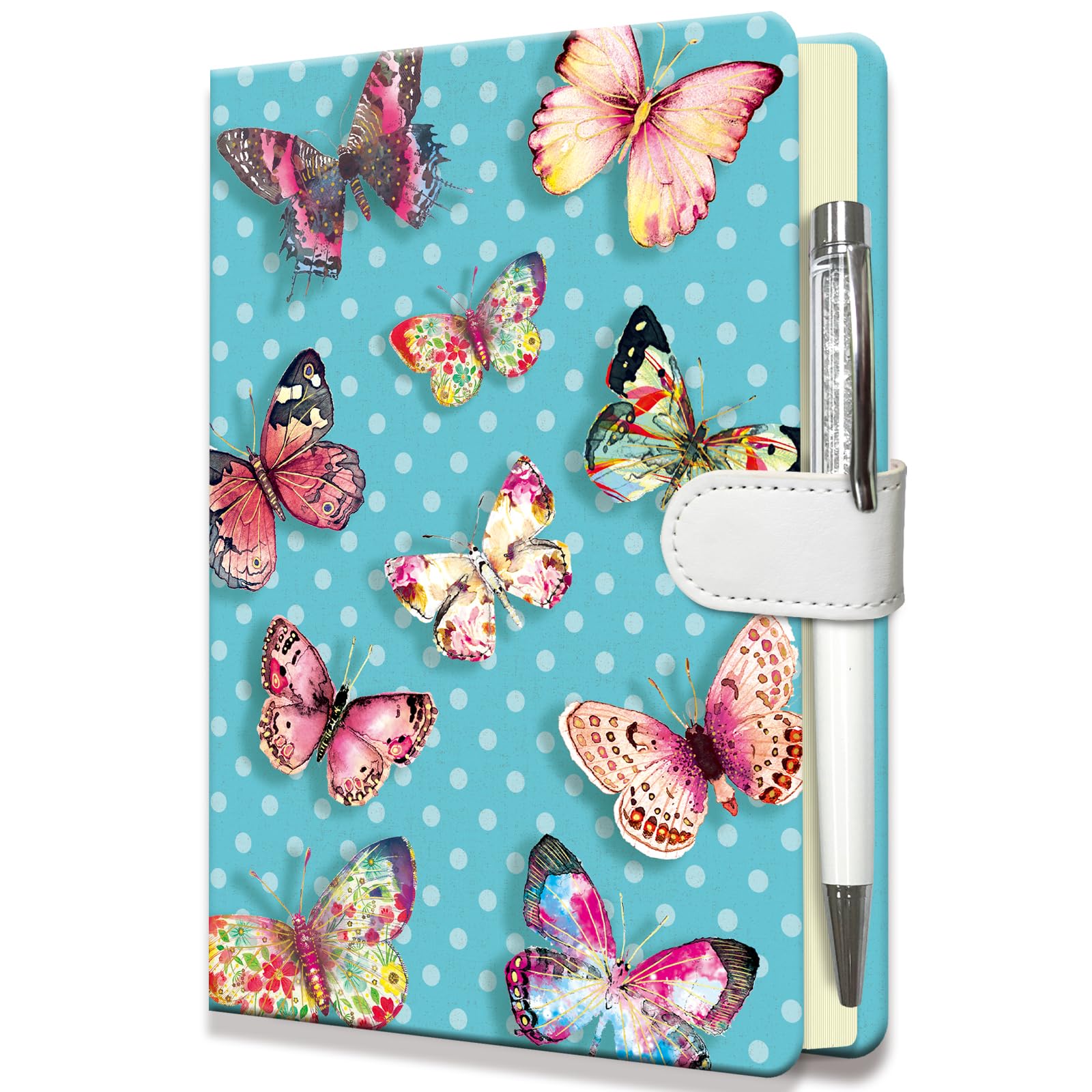 DWIYITTN butterflies journal cover art sparks imagination for young writers.