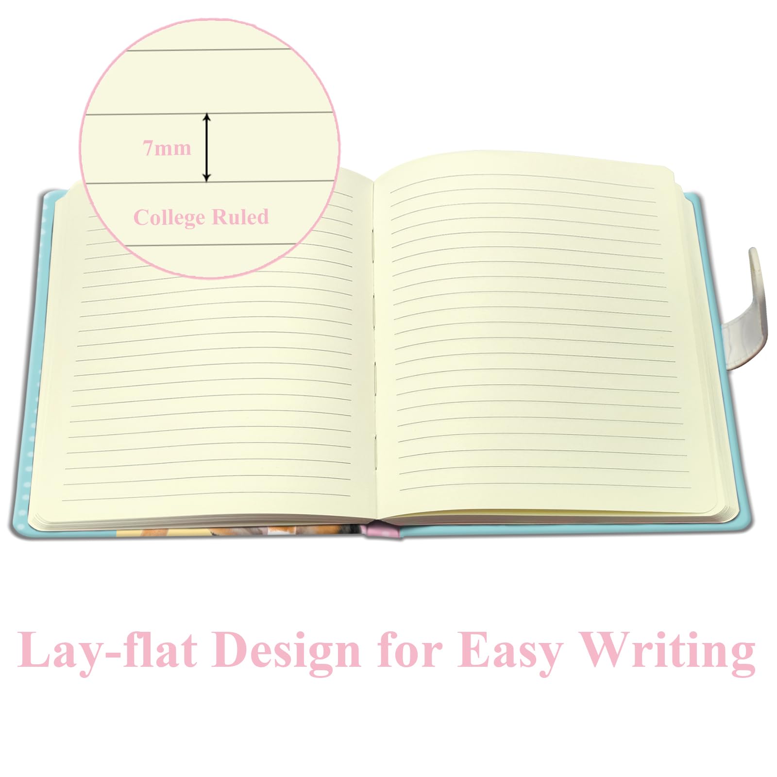DWIYITTN dog journal durable hard cover protects daily notes.