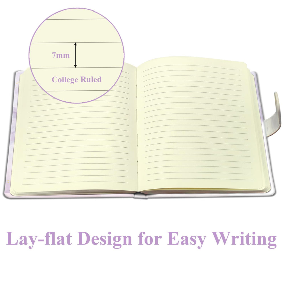DWIYITTN Floral Journal acid-free pages preserve writing quality over time.