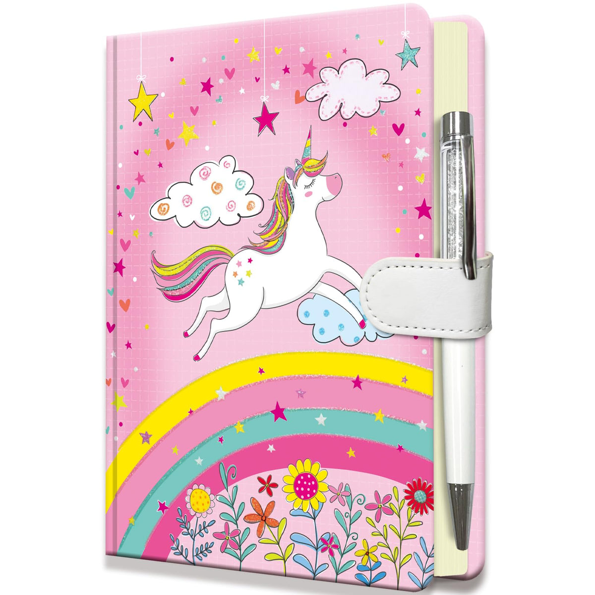 DWIYITTN Unicorn Journal cover with playful art invites creative writing
