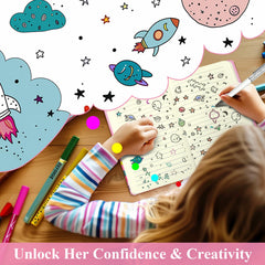 DWIYITTN Unicorn Journal compact size fits bags for travel writing