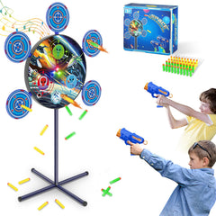DX DA XIN digital shooting target setup for indoor or outdoor play