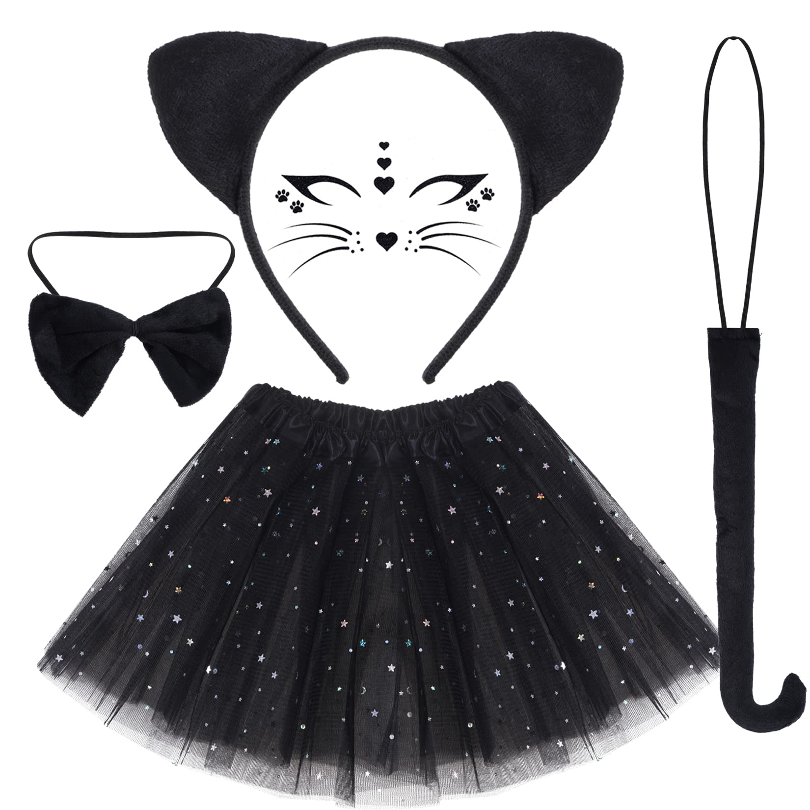 Dxhycc black cat ears headband for kids—easy cosplay accessory