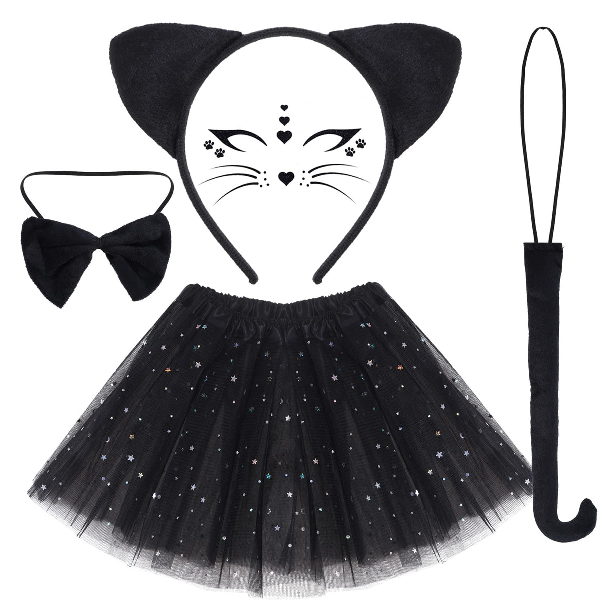 Dxhycc black cat ears headband for kids—easy cosplay accessory