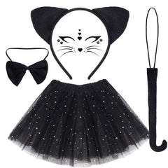 Dxhycc black cat ears headband for kids—easy cosplay accessory