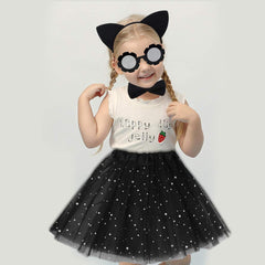Dxhycc black cat tutu skirt creates a charming, twirly look.