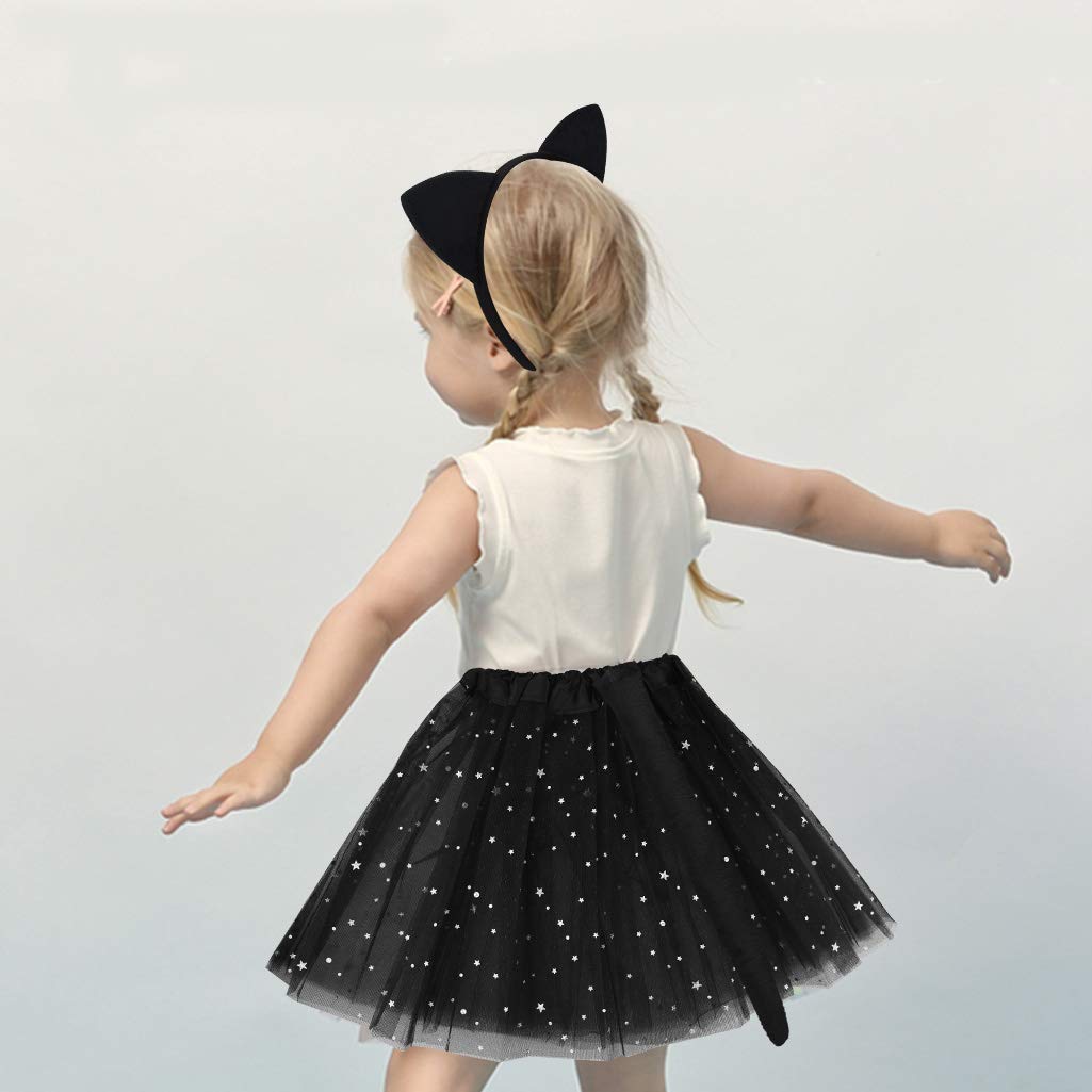 Dxhycc cat costume kit packaging showcases the four-piece set.