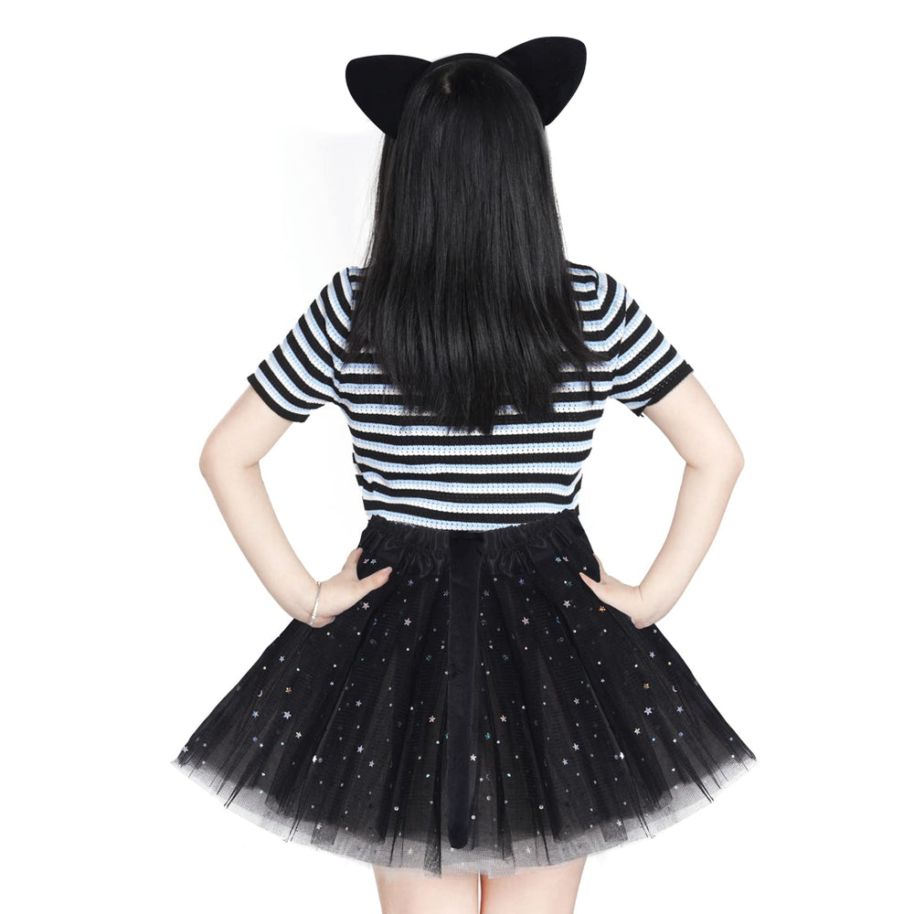 Dxhycc cat costume set—complete five-piece kit for dress-up