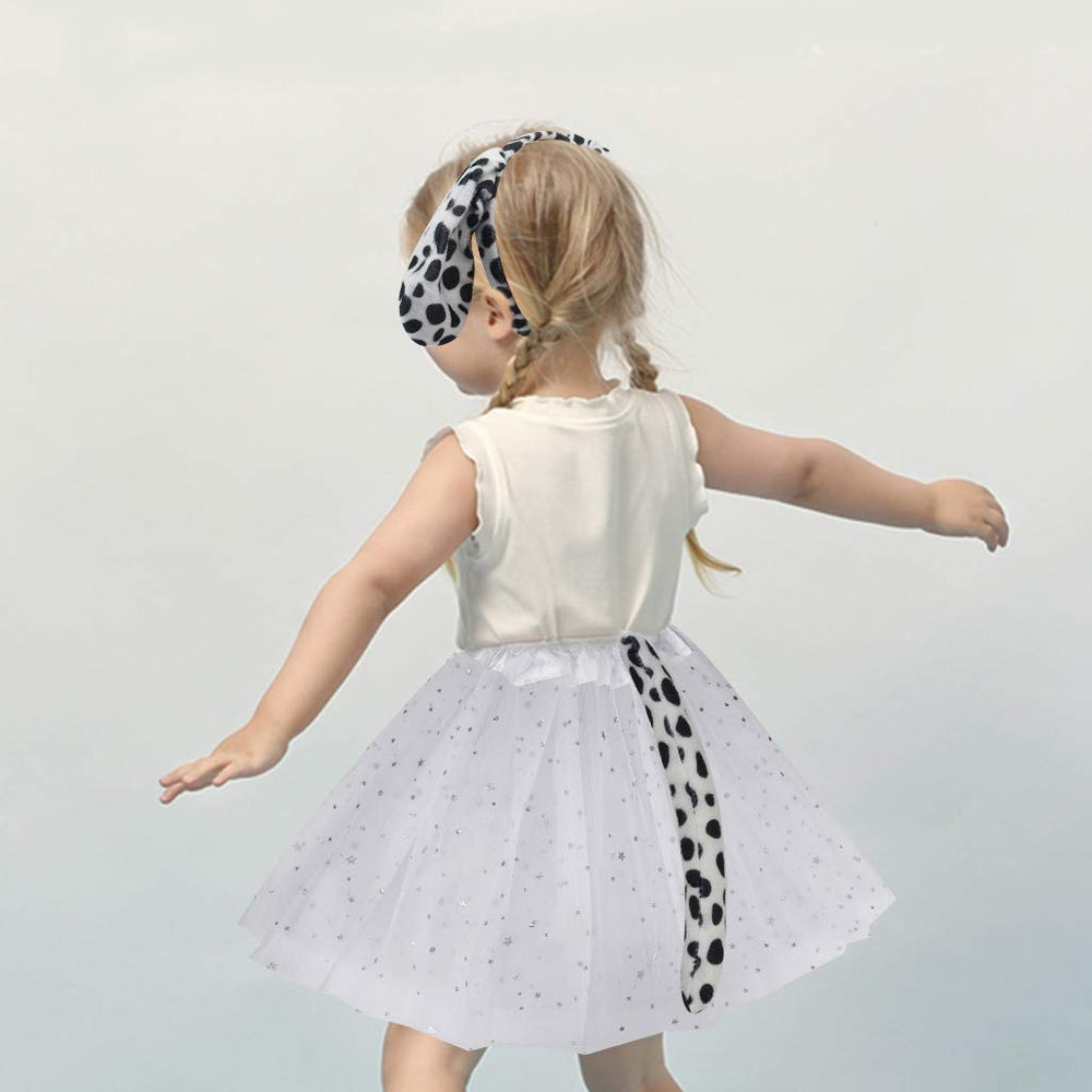 Dxhycc Dalmatian costume full ensemble creates coordinated party looks.