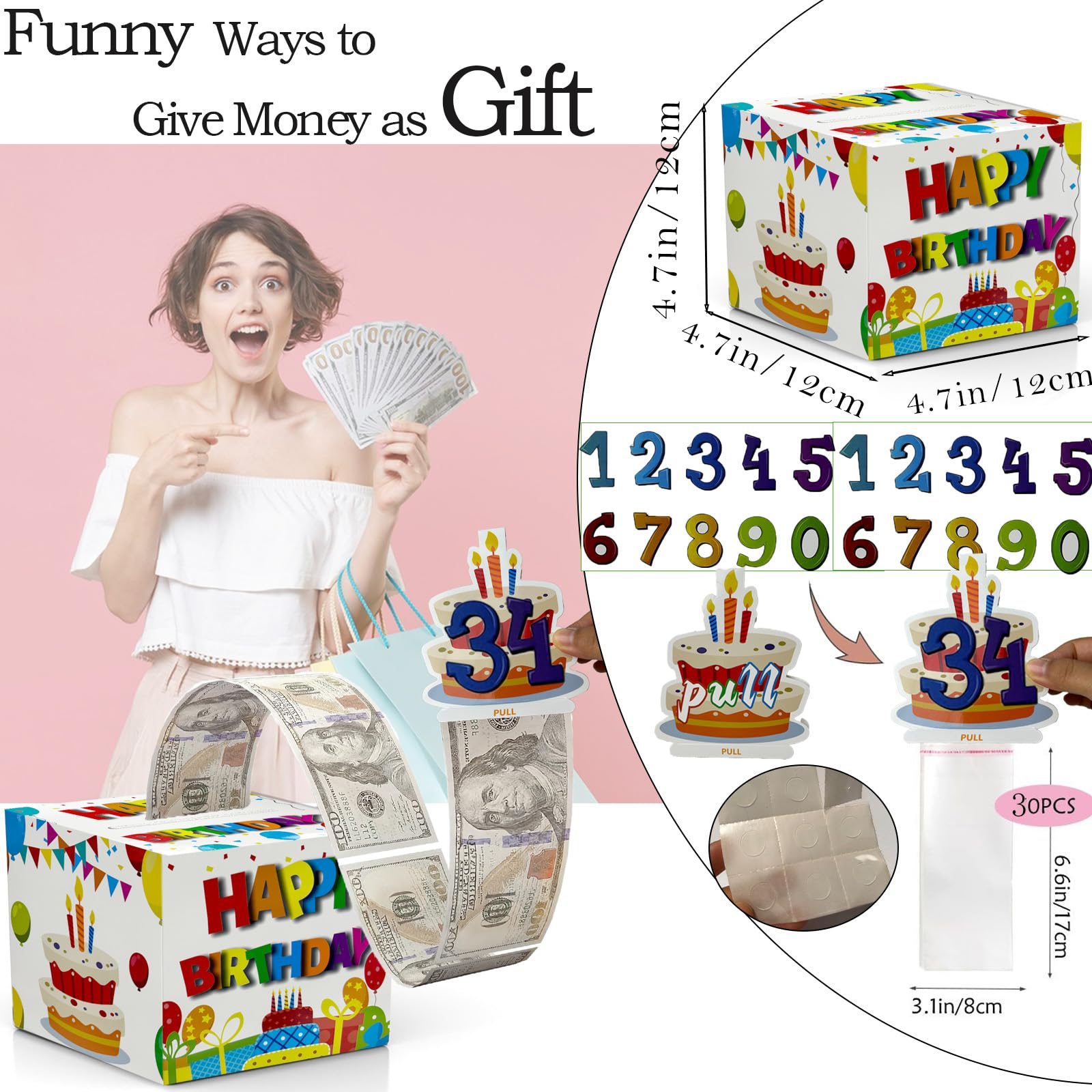 Dxlang Easy Folding Steps to assemble the gift box quickly