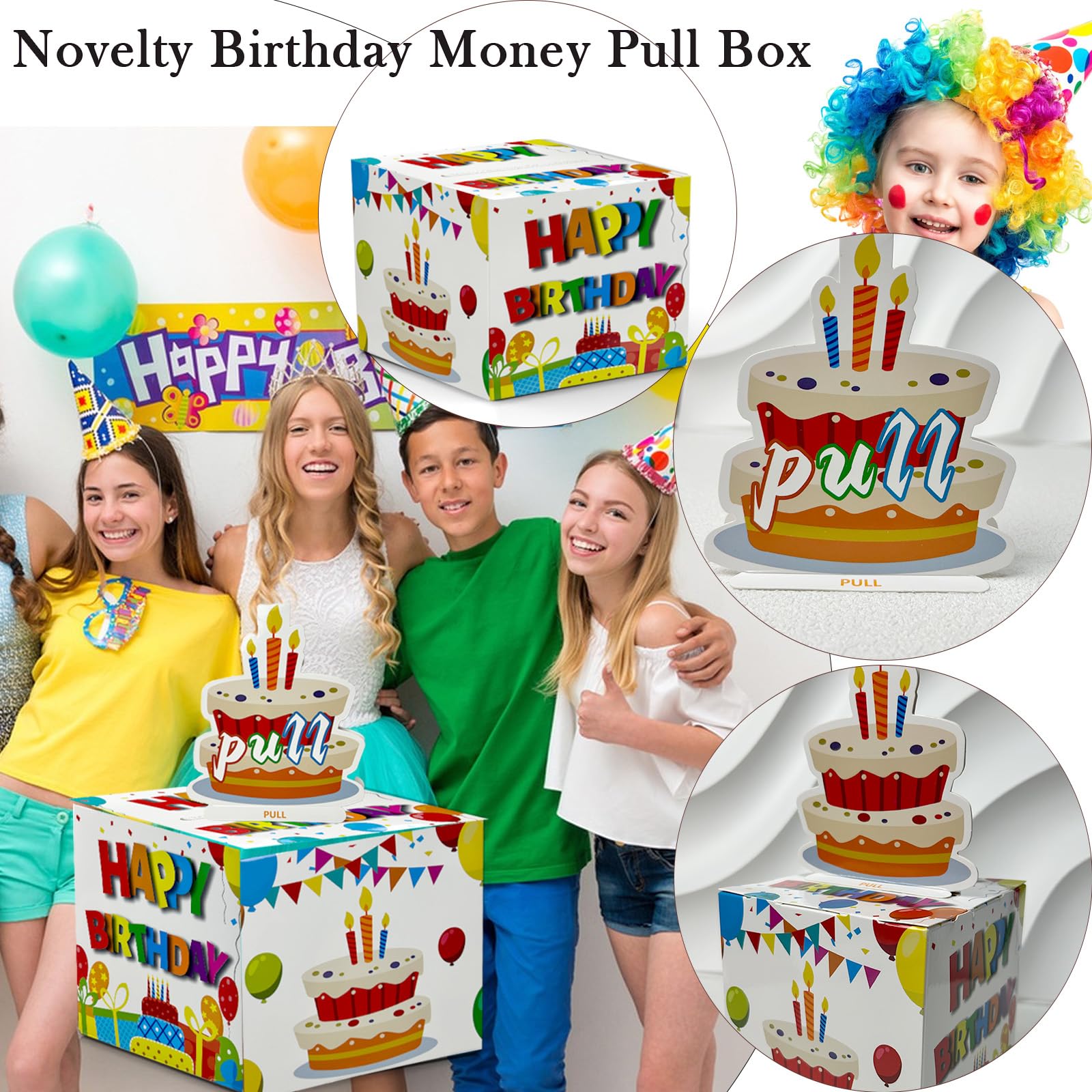 Dxlang Surprise Money Roll Gift with pull-out card in action