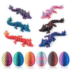 Dxldfks dragon egg 6-pack adds whimsical desk décor and collectible charm.