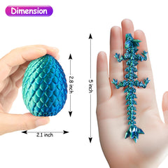 Dxldfks Dragon with Egg side view, gradient colors brighten shelves