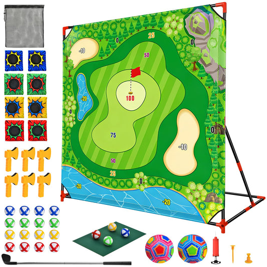 DyBaxa golf-chipping-mat for precise outdoor chip shots