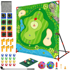 DyBaxa golf-chipping-mat for precise outdoor chip shots