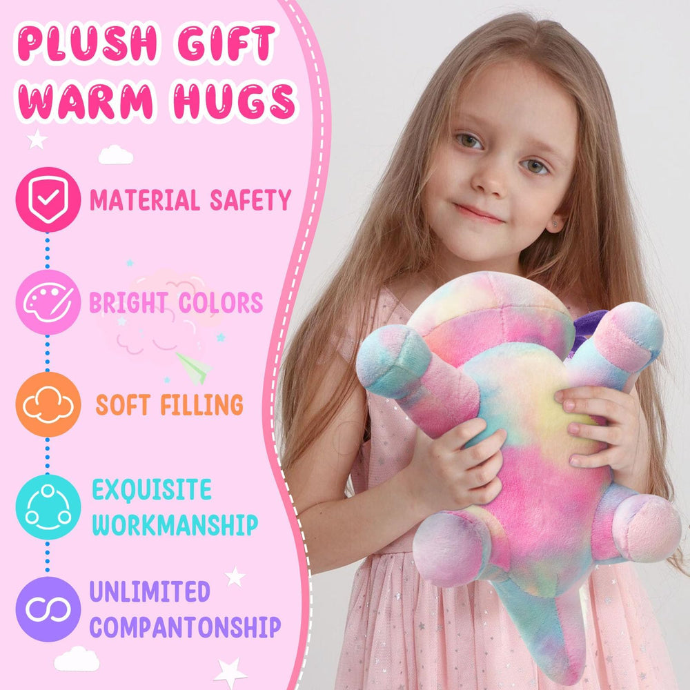 DYBFONO Axolotl plush bedtime buddy for gentle nighttime snuggles.