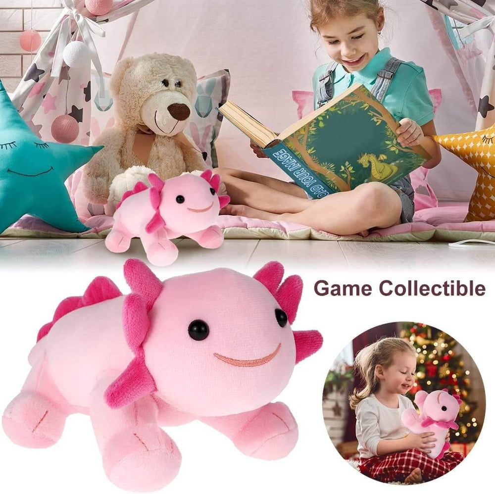 DYBFONO Axolotl plush gift-ready packaging suits birthdays and celebrations.