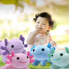 DYBFONO Axolotl Plush Toy easy to clean and quick-dry material