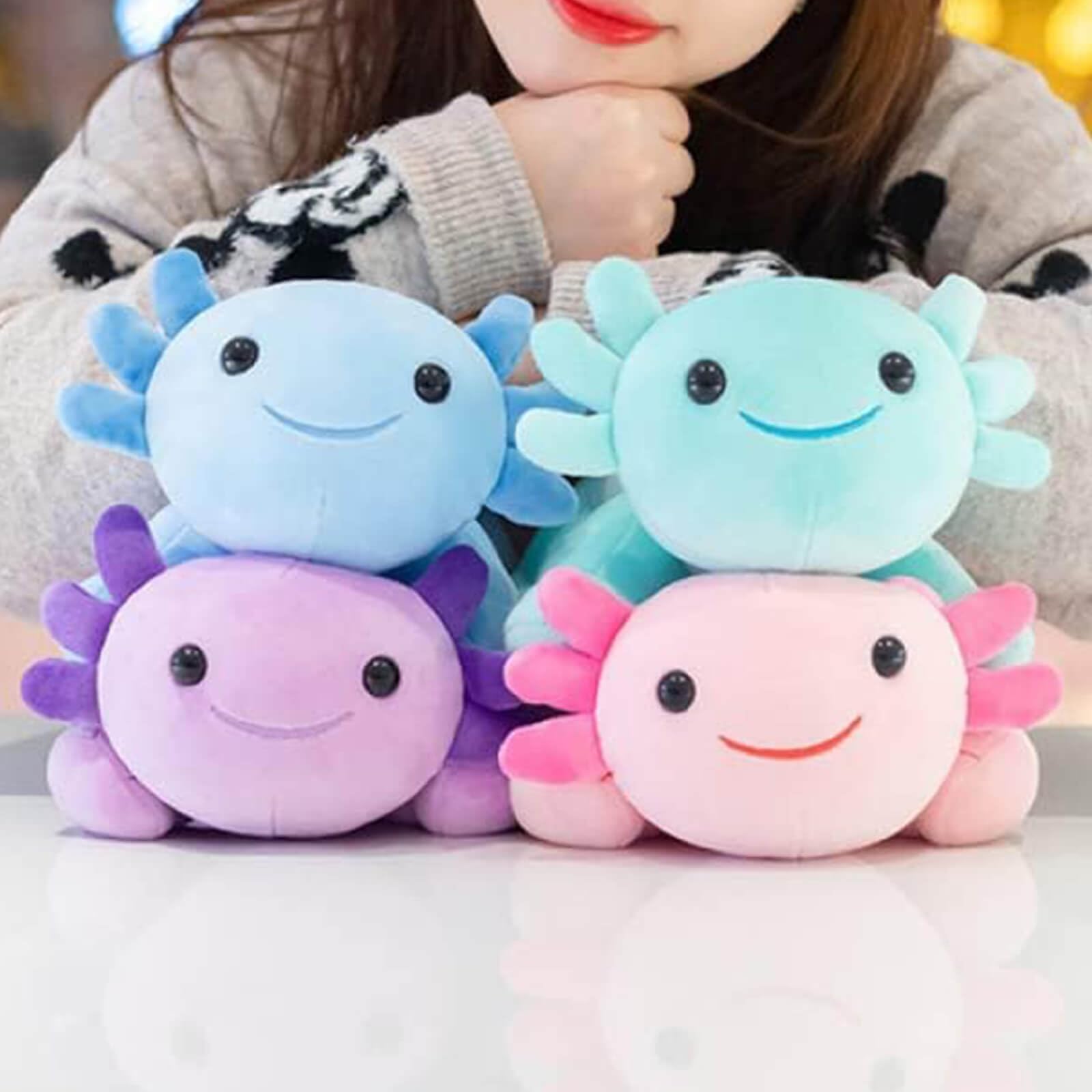 DYBFONO axolotl plush makes a thoughtful gift option