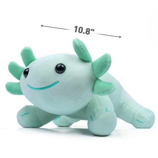 DYBFONO Axolotl Plush Toy smile inviting cuddles during naps