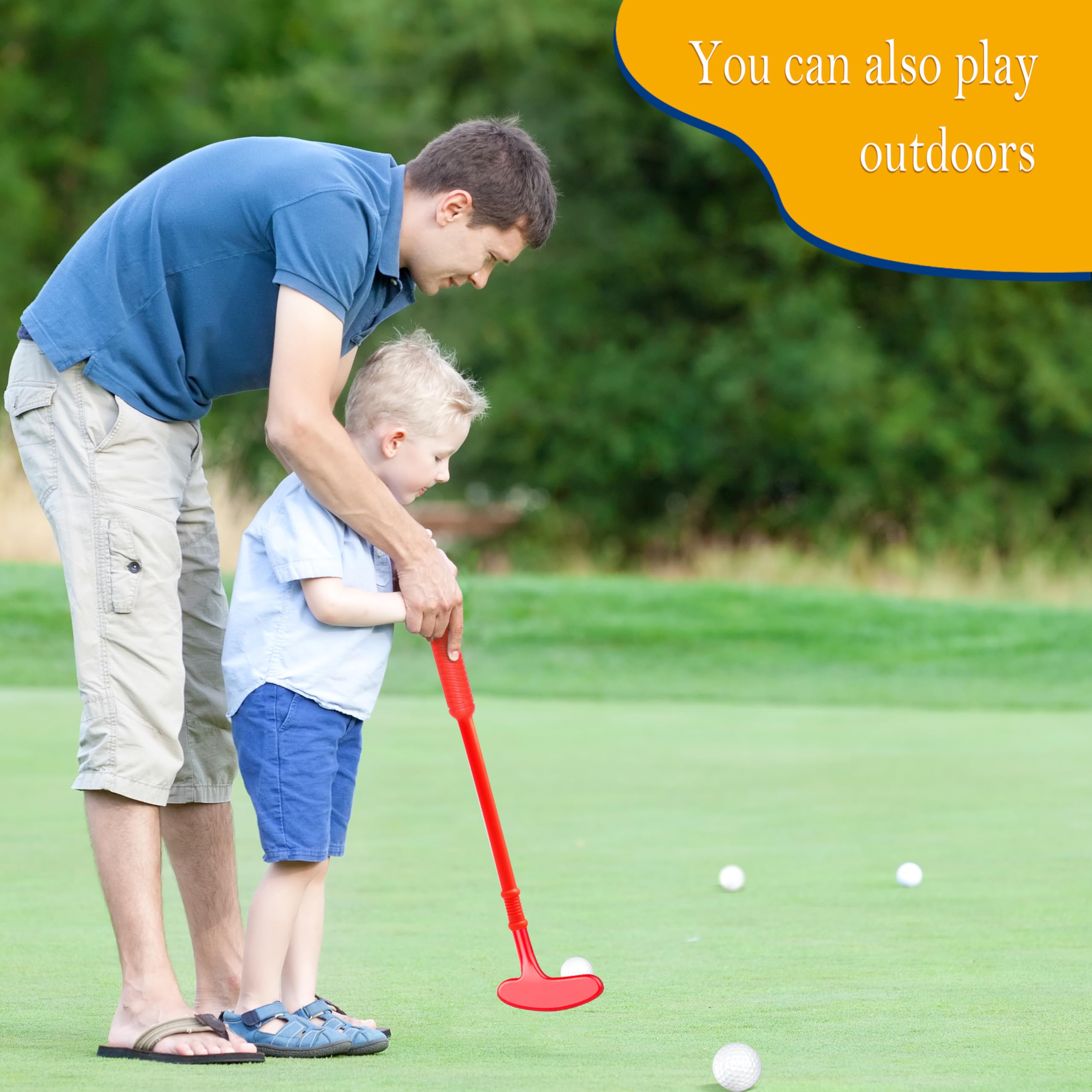 Dyienocs compact toddler golf clubs sized for small hands