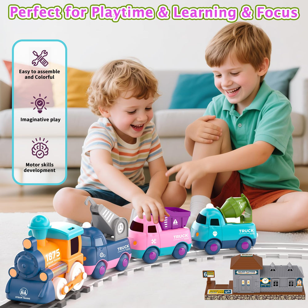 Dynffur train set second locomotive for imaginative layout building
